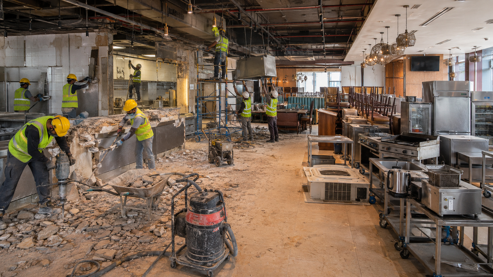 Flooring and tile chipping