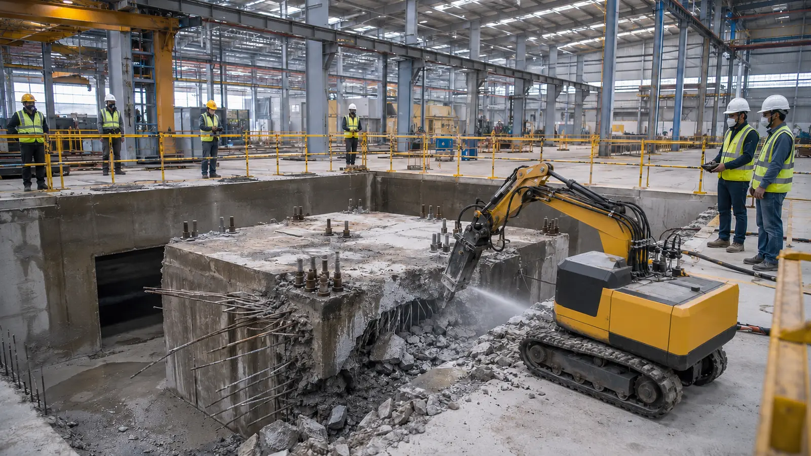 Machine Foundation & Press-Pit Demolition
