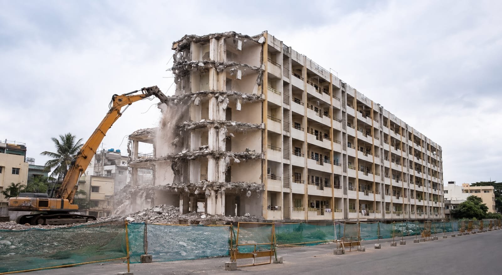 Apartment demolition