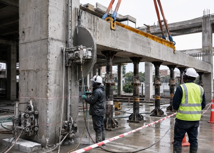 RCC beam and column cutting