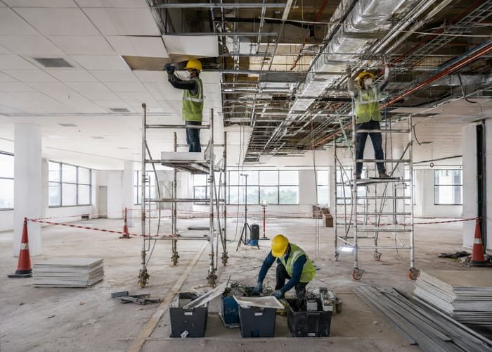 False ceiling removal