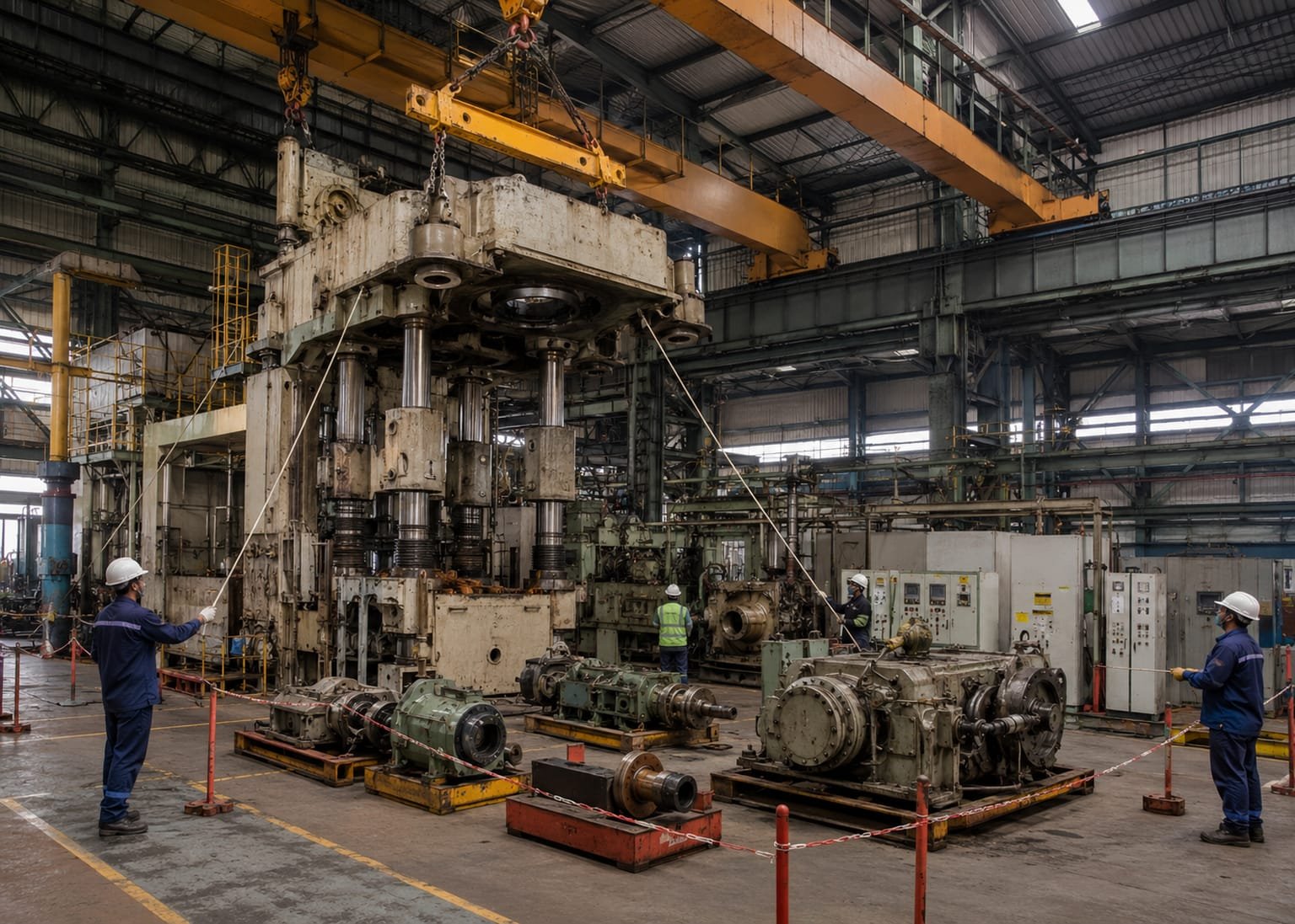 Heavy equipment dismantling
