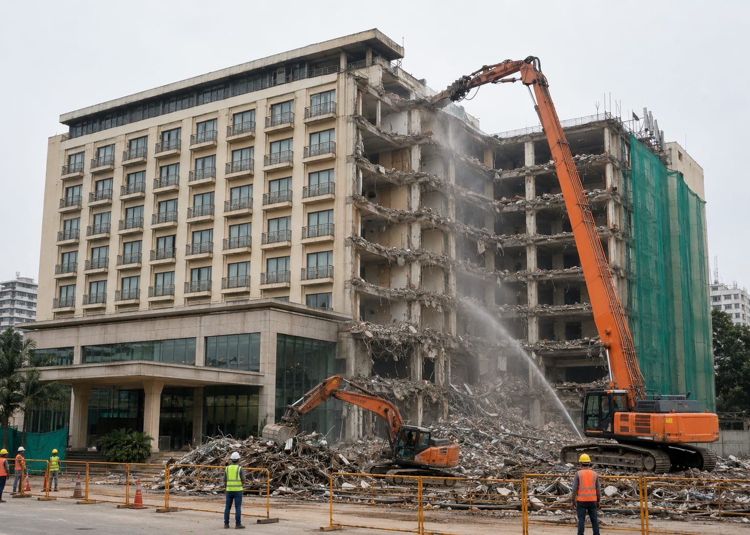 Hotel demolition