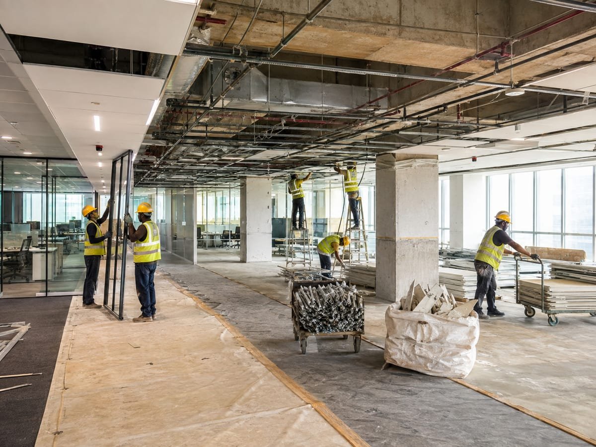 Interior strip-out and soft demolition services