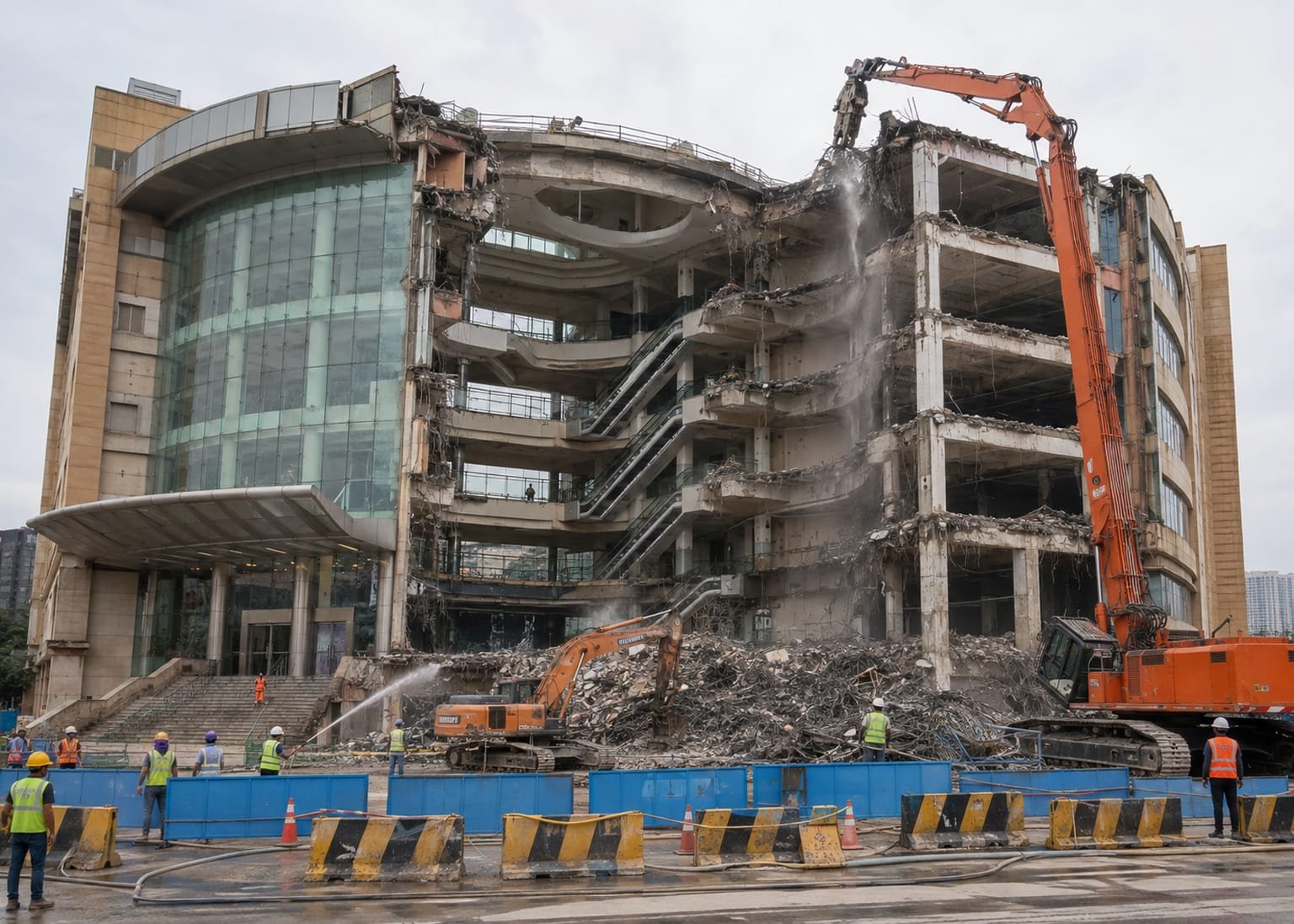 Mall demolition