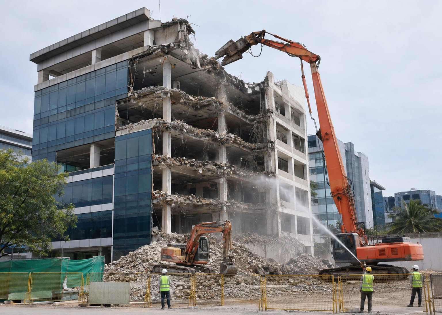 Office demolition