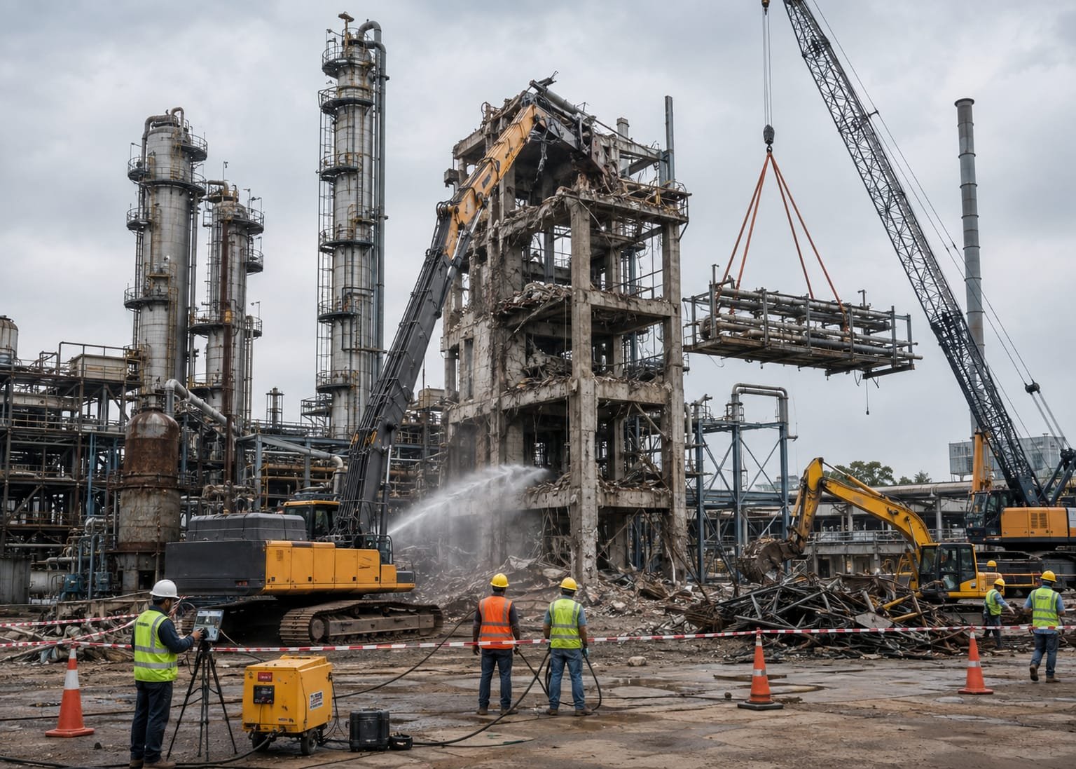 Plant demolition