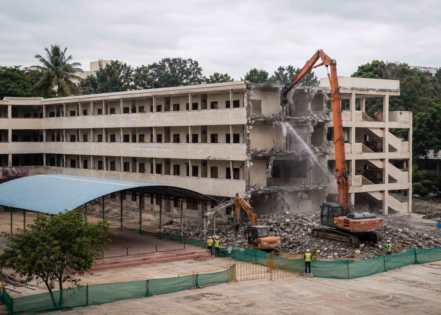 School and college demolition