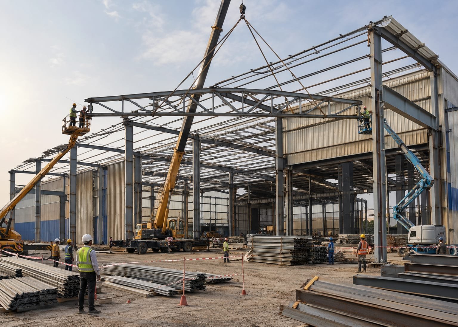 Industrial shed dismantling