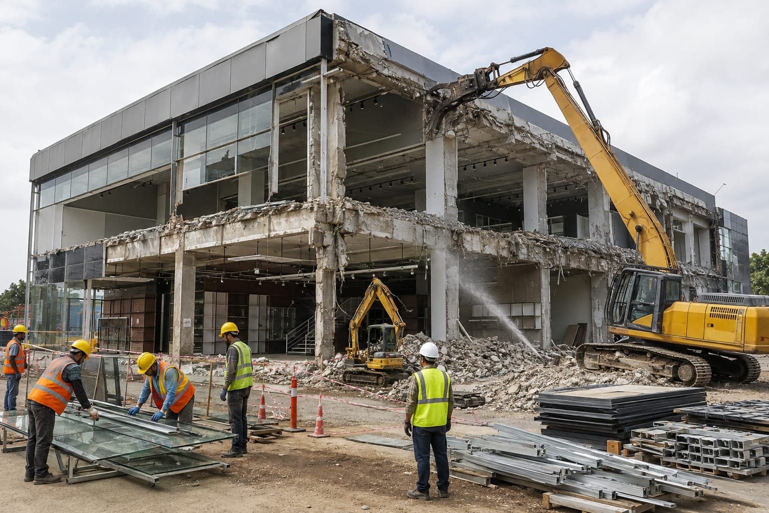 Showroom and Retial store demolition