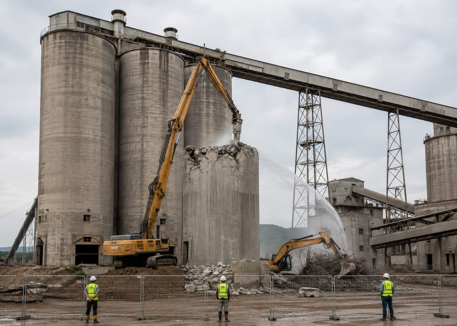 Silo dismantling