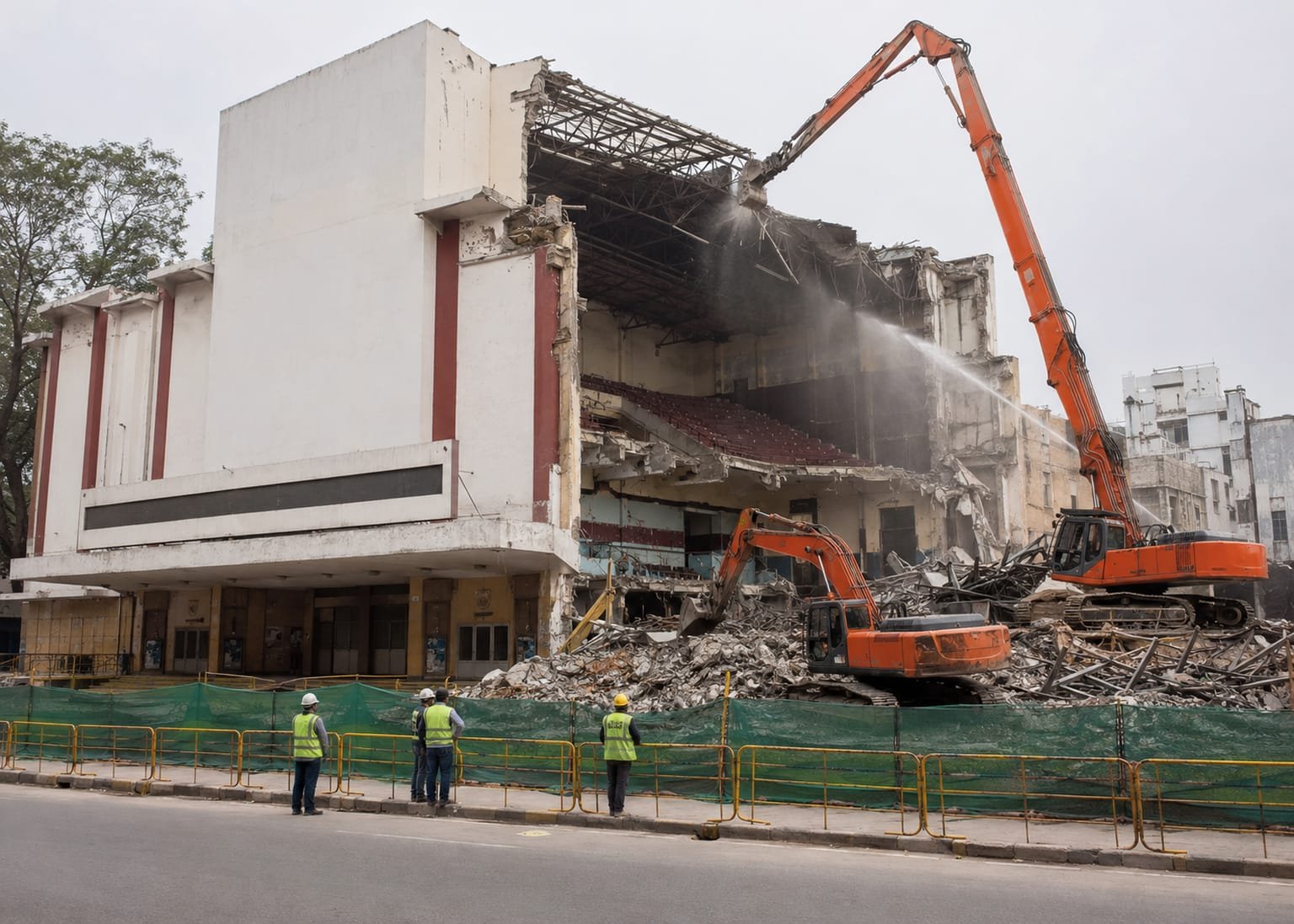 Theatre demolition