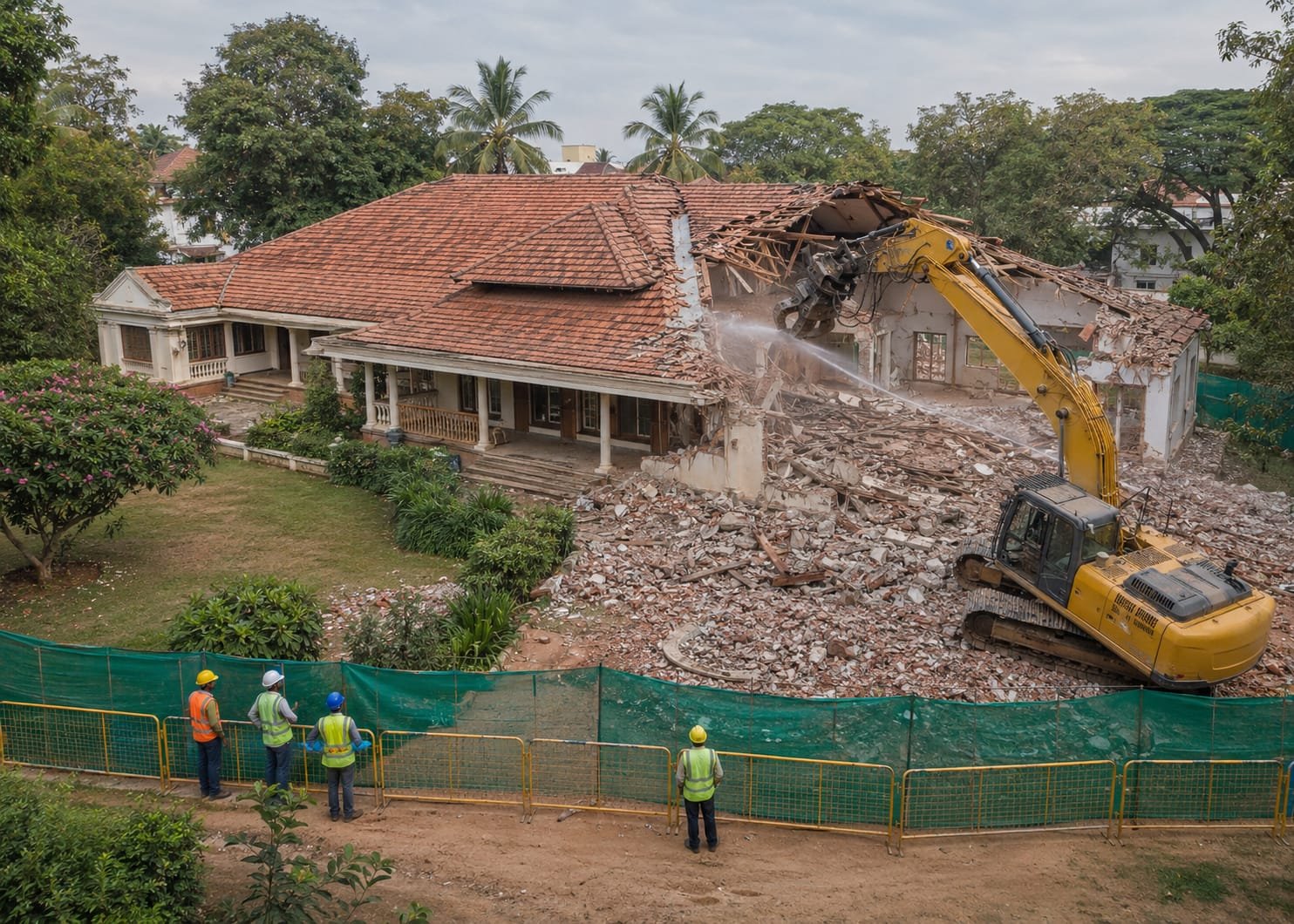 Villa demolition