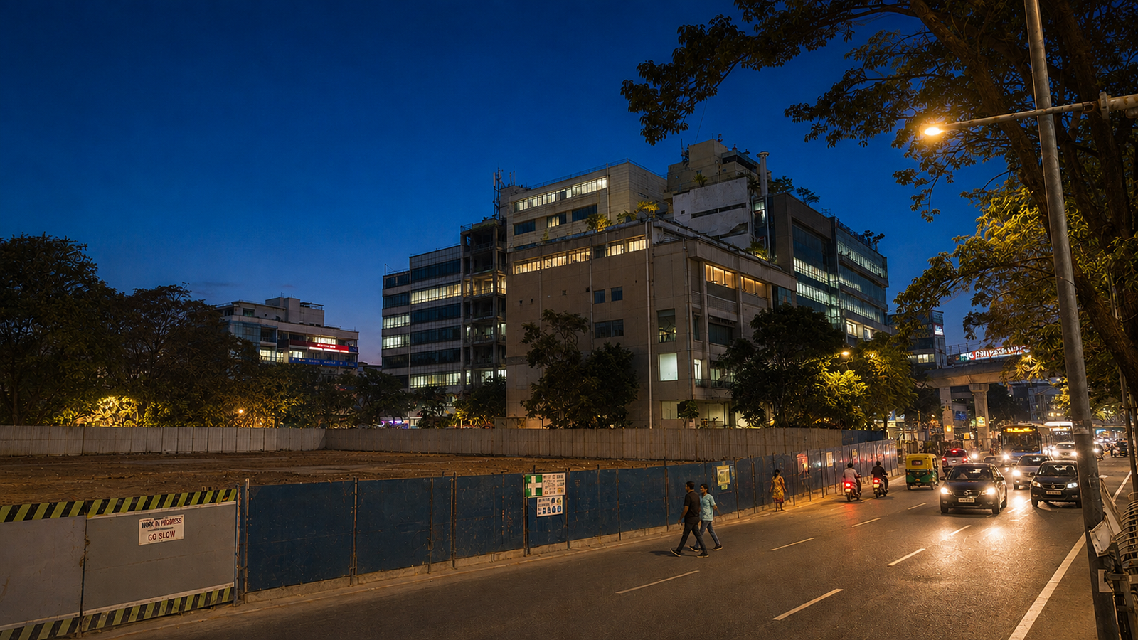 building demolition work completed in mg road Bangalore
