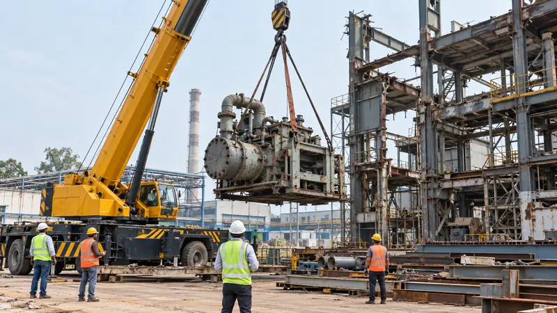 Industrial Machinery & Steel Dismantling — BCM Demolition Group